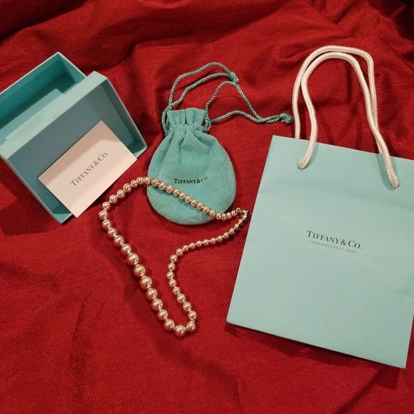 Tiffany & Co. Jewelry - ❤Tiffany & Co Graduated Bead Necklace❤